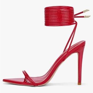 NWT Lace-Up High Heel Sandals